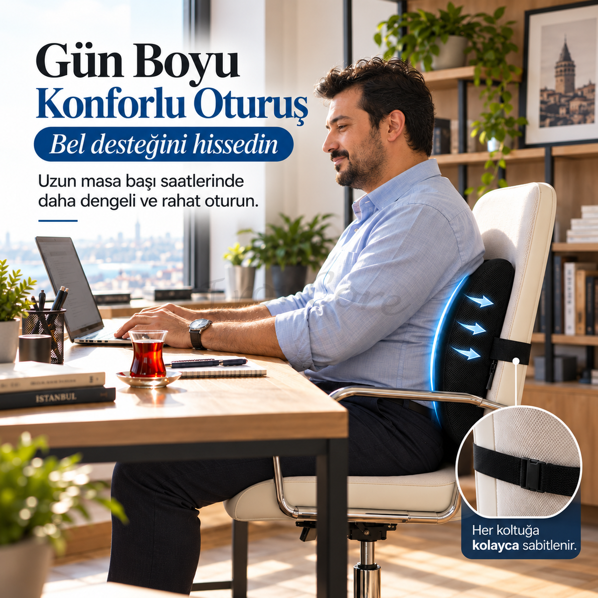 Ortopedik Bel ve Sırt Minderi