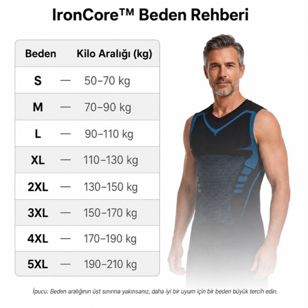IronCore | Özgüvenin, Formun ve Kontrolün Gücünü Hisset